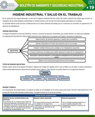 Boletín de ambiente y seguridad industrial abril 2013 PDF Descarga