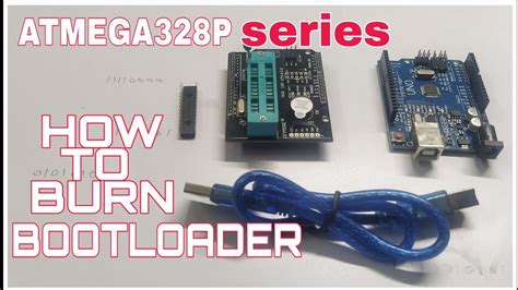 Atmega328p Burn Bootloader Using AVR ISP SHIELD Arduino As ISP How