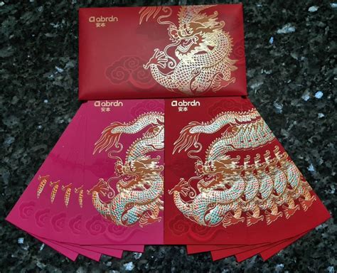 10 Pcs Abrdn 2024 Red Packet Ang Bao Pao Pow Hobbies Toys