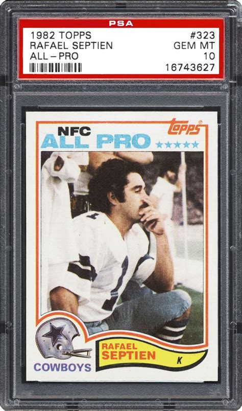 1982 Topps Rafael Septien All Pro Psa Cardfacts®