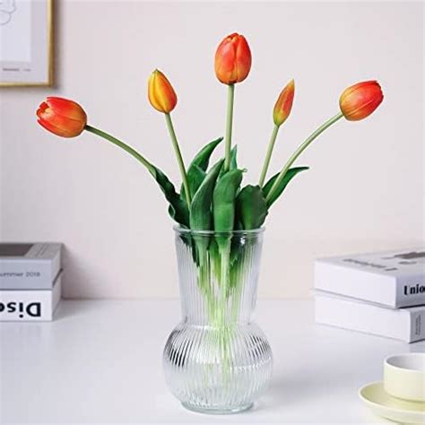 Amazon WAKISAKI 16 Inch Premium Real Touch Fake Tulips Artificial