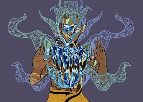 Lysanthir Way Of The Astral Self Monk Oc Art Rdnd