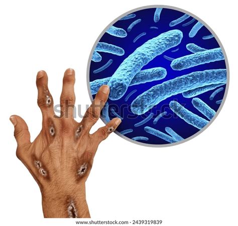 Leprosy Mycobacterium Leprae Bacteria Symptoms Chronic Stock ...