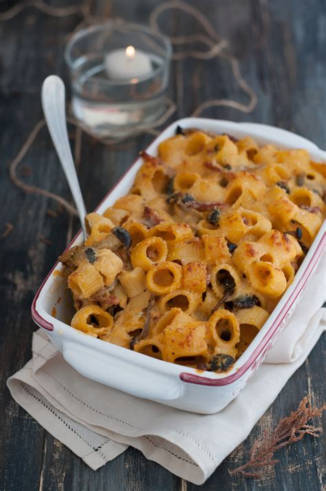 Pasta Al Forno Con Zucca Funghi E Speck Ricetta Pasta Con Zucca Al Forno