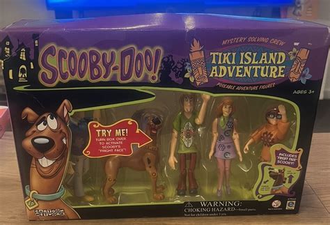 Scooby Doo Mystery Solving Crew Action Figure 5 Pack Set Tiki Island Adventure Ebay