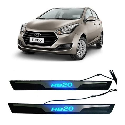 Jogo Kit Soleiras Led Hyundai Hb A O Inox Shopee Brasil