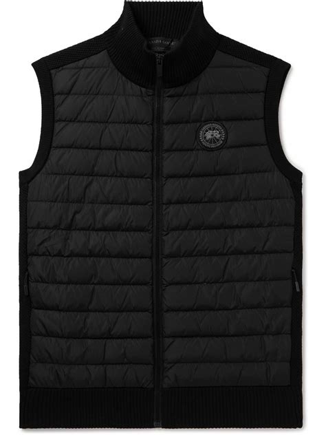 Canada Goose - HyBridge Slim-Fit Merino Wool and Quilted Nylon Down