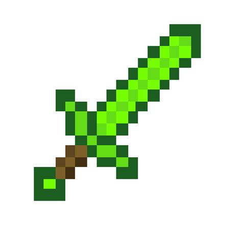 Minecraft Emerald Pickaxe