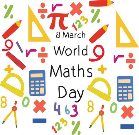 World Math Day Vector Illustration 21081298 Vector Art At Vecteezy