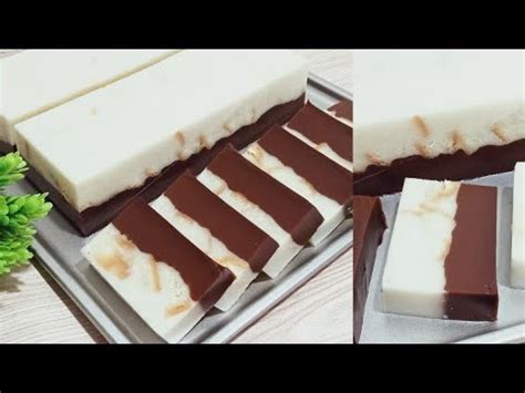 Resep Puding Santan Roti Tawar Lapis Cokelat Ekonomis Legit Dan Enak