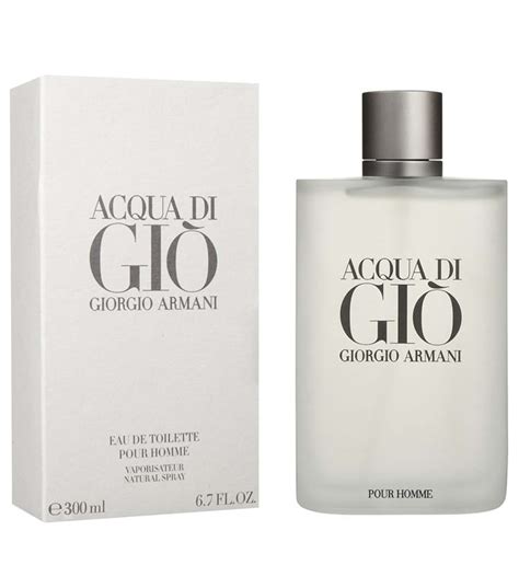 ACQUA DI GIO GIORGIO ARMANI POUR HOMME Edt Uomo 300ml Profumeria Online