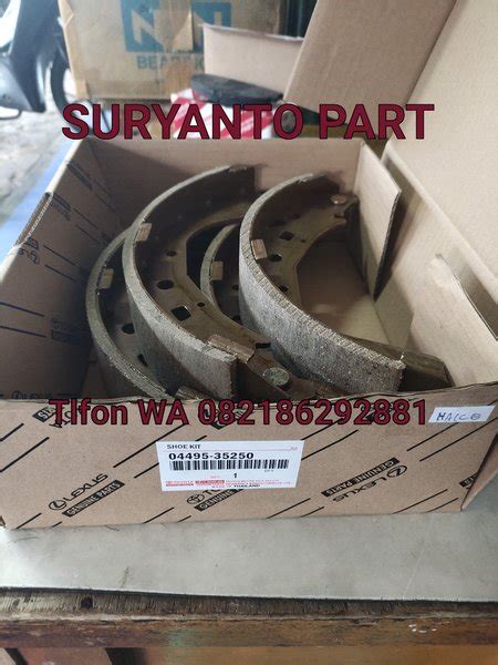 Jual Shoe Kit Kampas Rem Belakang Toyota Hiace Commuter