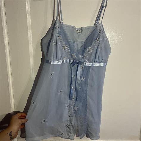 Baby Blue Coquette Cinderella Lingerie Tagged Size Depop