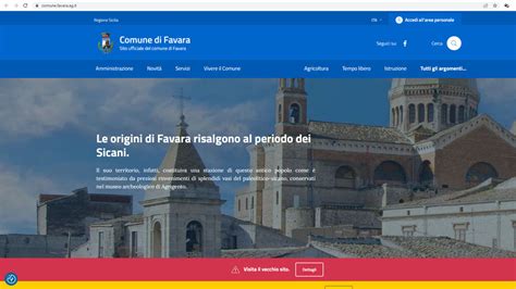 Nuovo Sito Istituzionale Del Comune Di Favara Maggiore Trasparenza E