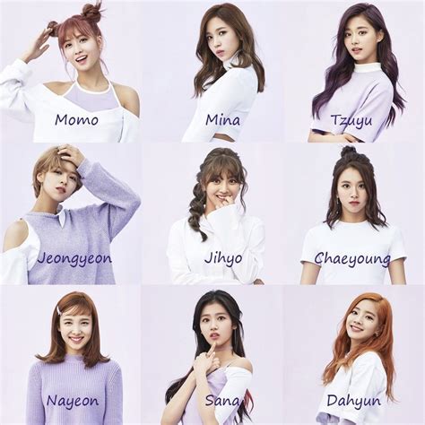 Pin on Twice | Kpop girls, Twice kpop members, Twice members with names