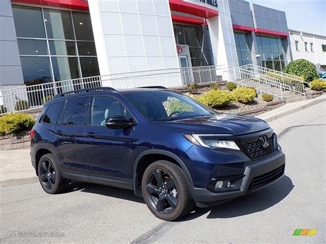 2020 Obsidian Blue Pearl Honda Passport Elite Awd 146605943 Photo 19 Car