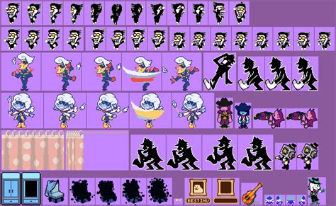 The Spriters Resource Full Sheet View Deltarune Customs Spamton