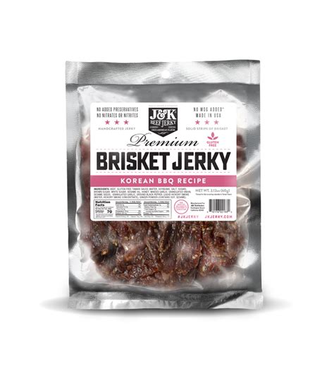 Jandk Beef Brisket Korean Bbq Flavor Jandk Beef Jerky