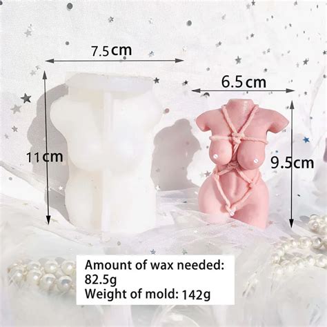 Human Figure Mold Naked Woman Candle Body Shape Candles Making Molds