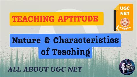 Teaching Aptitude UGC NET Nature Characteristics Of Teaching