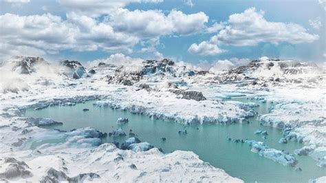 ArtStation - Glacier Terrain with 2 separate Mountains (20x20km ...