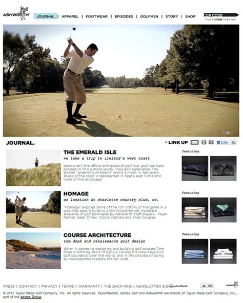 Ashworth Golf on Behance