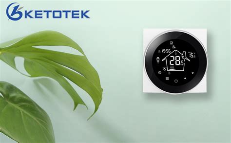 KETOTEK Electric Underfloor Heating Thermostat WiFi Compatible With