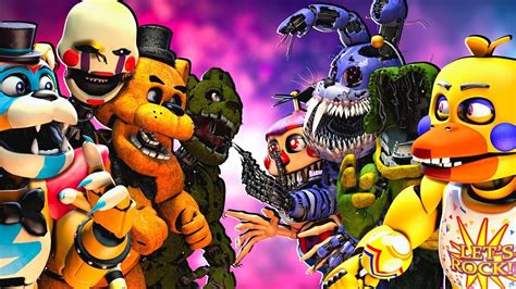 Sfm Fnaf Top Fight Vs Fnaf Animations From Sfm Fnaf Sl Time Stop | The ...