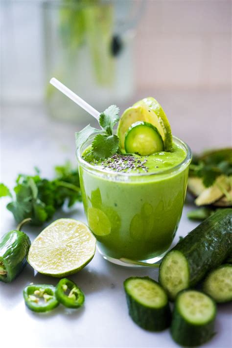 Mexican Green Smoothie Feasting At Home