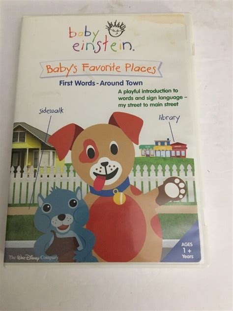 Baby Einstein Babys Favorite Places First Words Around Town Dvd