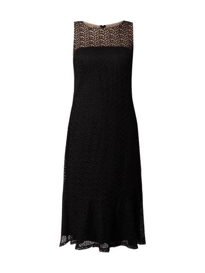 Lauren Ralph Lauren Cocktailkleid Aus Floraler H Kelspitze Black