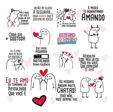 Pack Flork Bentô Dia Dos Namorados Png Arquivos Frases Studios Cat