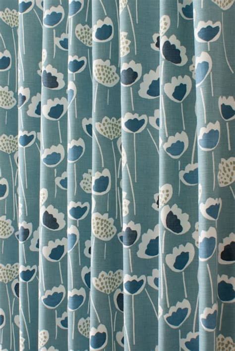 Shop Prestigious Textiles Clara Indigo Made To Measure Curtains UK