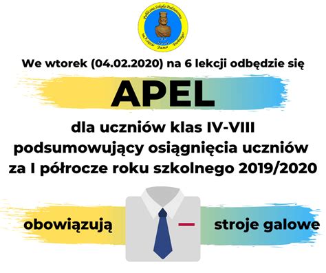 Apel podsumowujący I półrocze roku szkolnego 2019 2020 Publiczna