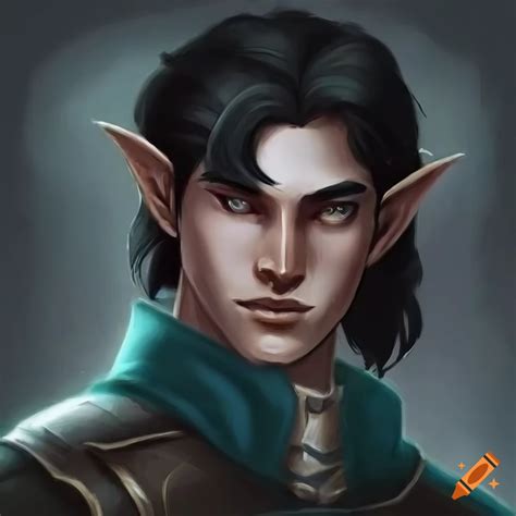 Dungeons And Dragons Male Handsome Half Elf Pretty Very Young Tired