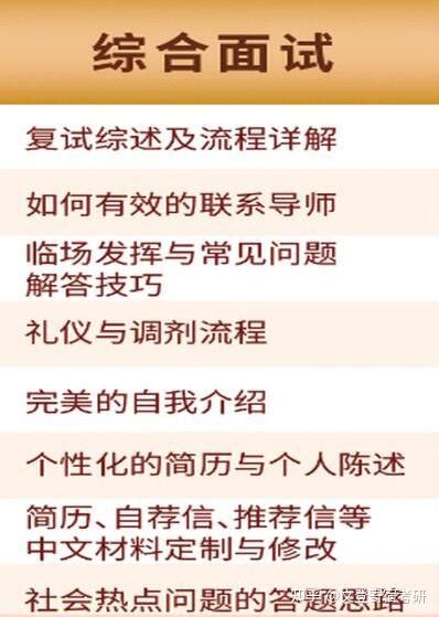 考研复试培训班内容是怎么样的？ 知乎