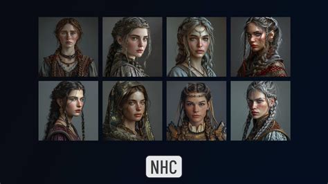 ArtStation - NHC - Medieval Characters 02 | Game Assets