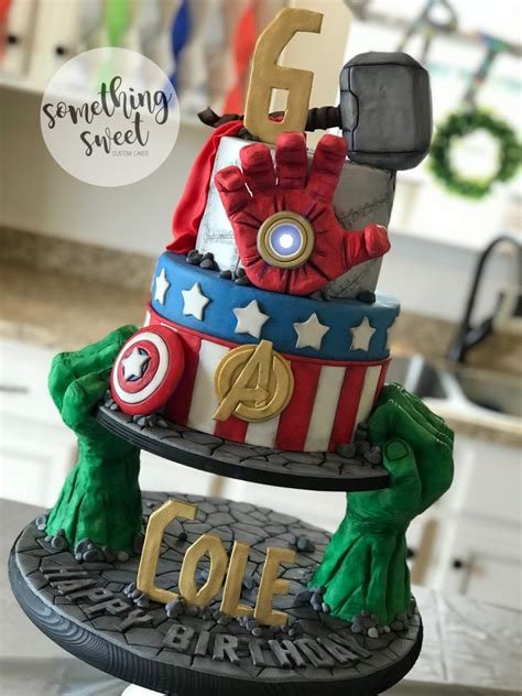 30+ Brilliant Picture of Marvel Birthday Cakes - birijus.com