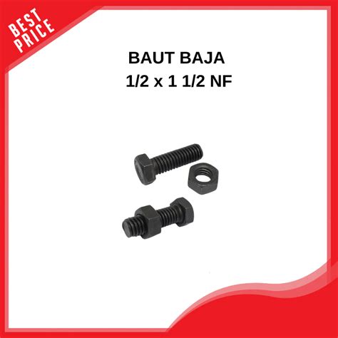 Jual Produk Baut Baja Universal All Ukuran X Nf Baut Baja Set