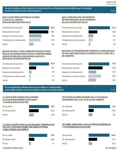 Así Piensan Los Españoles Del Aborto De La Gestación Subrogada Y De Otros Temas De La Ley De