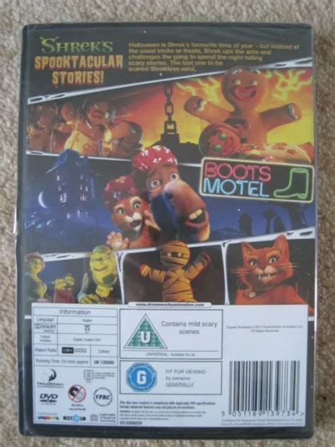 Scared Shrekless Dreamworks Shrek Dvd U Halloween New But Slight