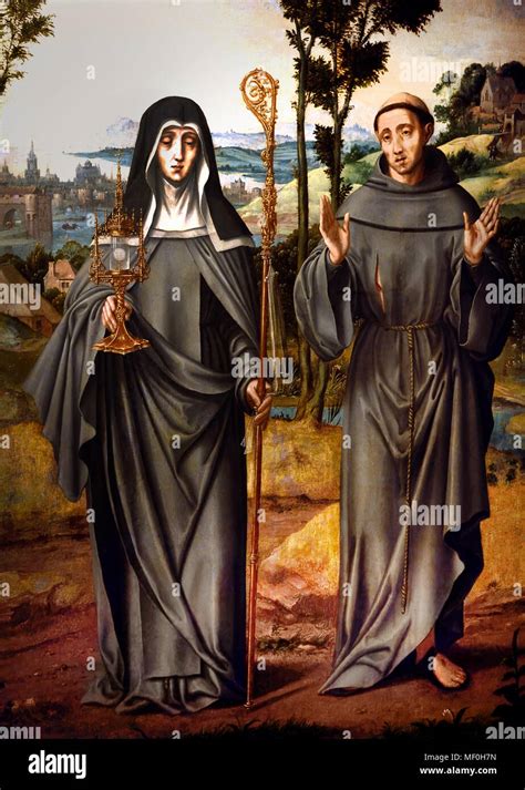 San Francisco E Santa Clara Saint Francis Of Assisi And Saint Clare Of