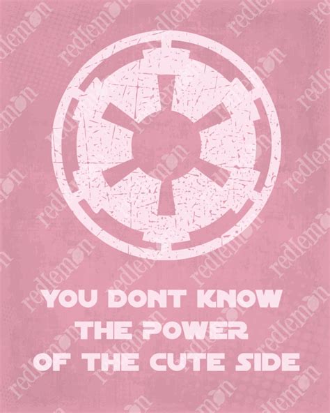 Star Wars Imperial Symbol And Sentiment Girls Nursery Print Etsy