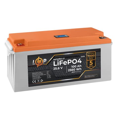 LogicPower Аккумулятор LP LiFePO4 24V 25 6V 100 Ah 2560Wh BMS 80