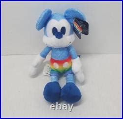 Pride Rainbow Disney Plush Mickey Minnie Mouse Pluto Goofy Daisy Donald Duck Gay Disney Mickey
