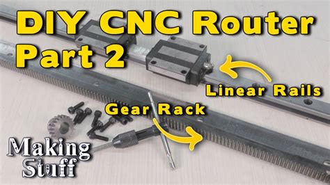 Diy Cnc Router Part 2 Linear Rails Youtube