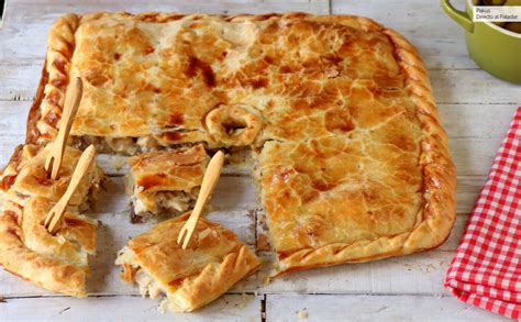 Empanada Casera De Pollo Y Setas La Receta Sencilla Y Socorrida Cuando