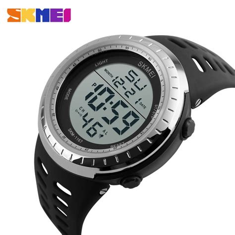 Jual SKMEI Sport Watch Silicone Strap Water Resistant 50m 1167 Di