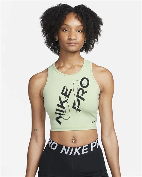 Nike Pro Dri Fit Womens Crop Tank Top Nike Uk