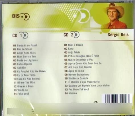 Cd Duplo S Rgio Reis Serie Bia Cds Mercadolivre